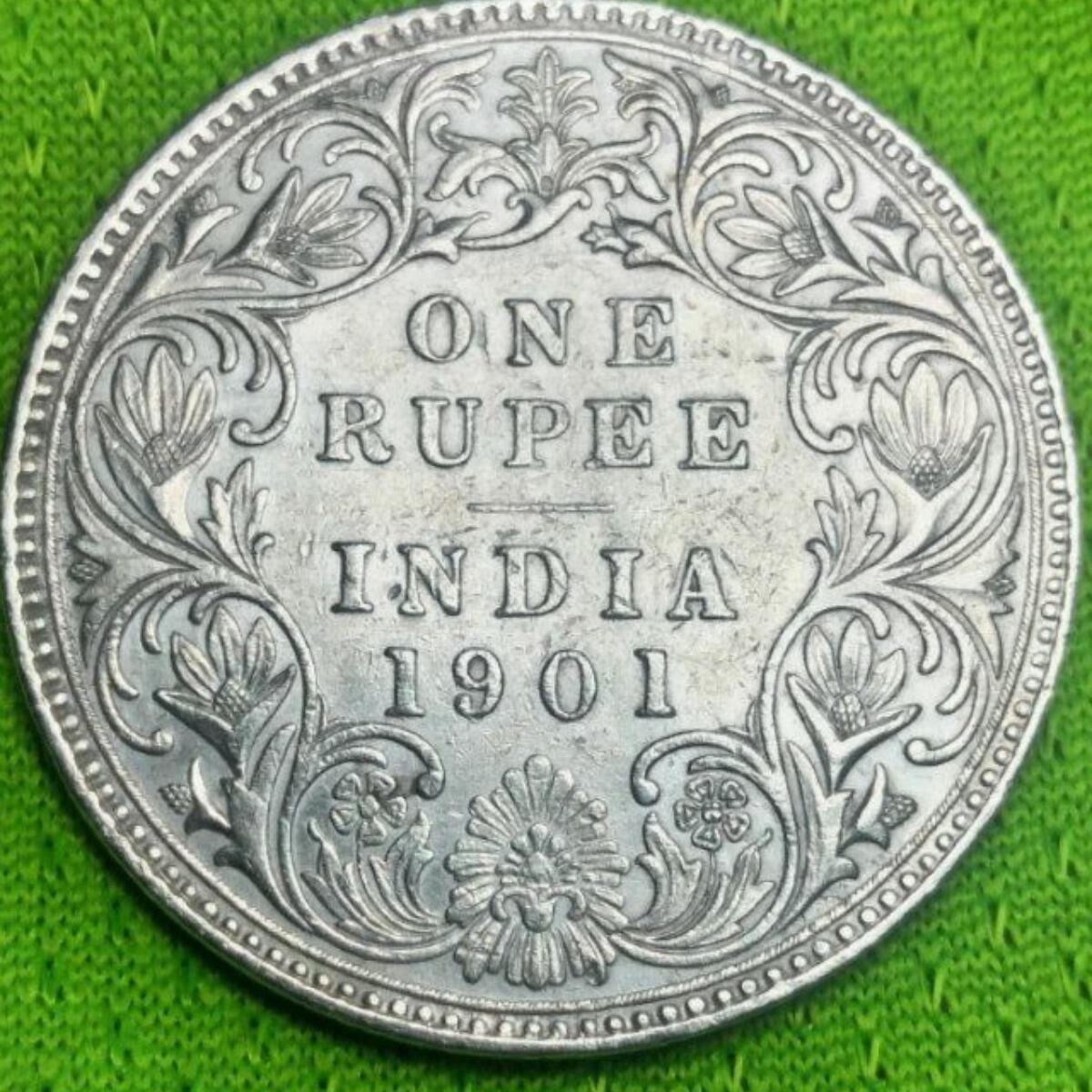 درخواست قیمت گذاری یک روپیه نقره 1901 ویکتوریا
