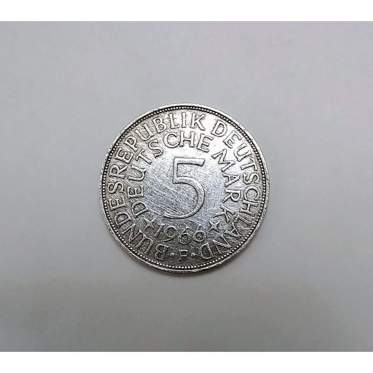 سکه 5 مارک 1966