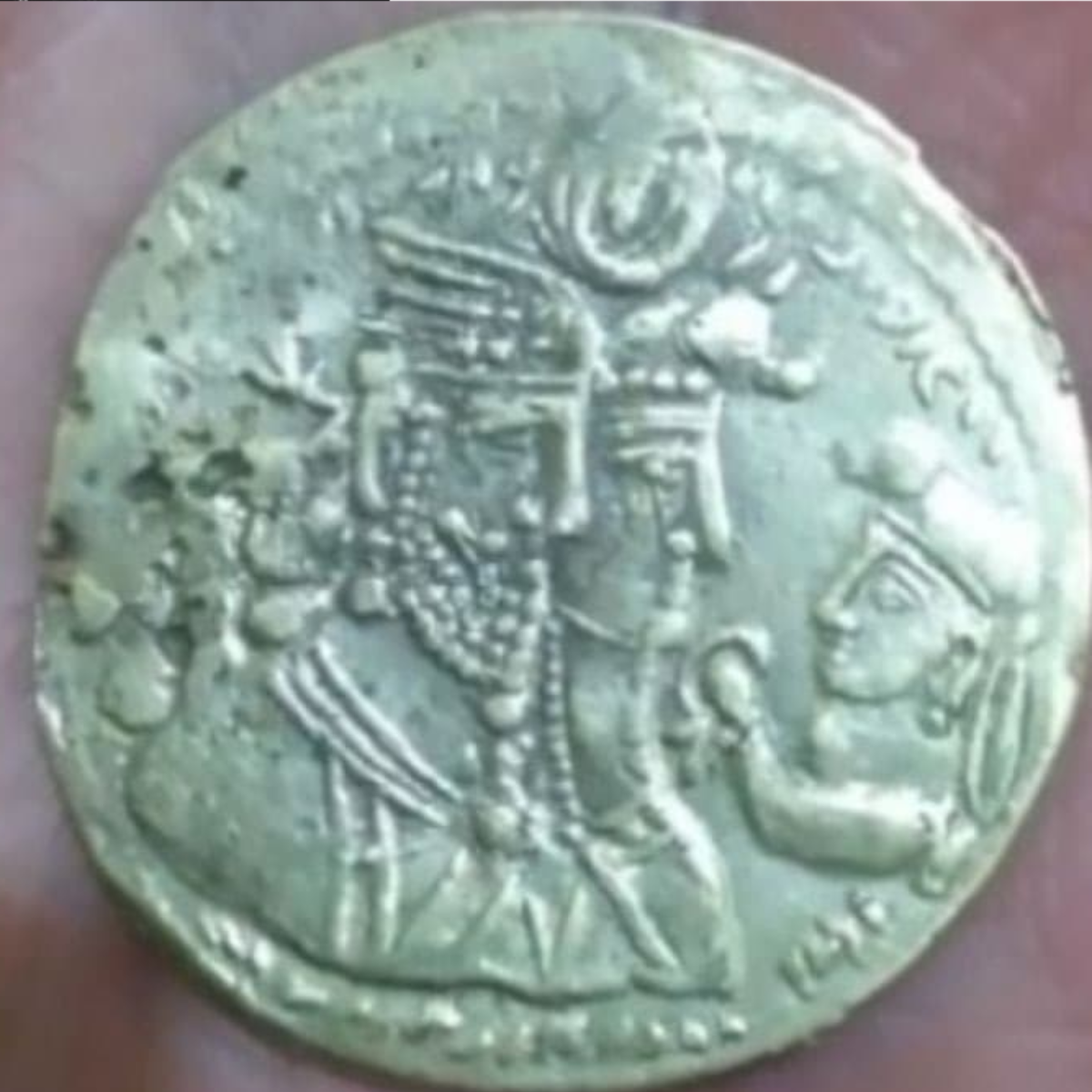 تعیین اصالت سکه ساسانی بهرام دوم