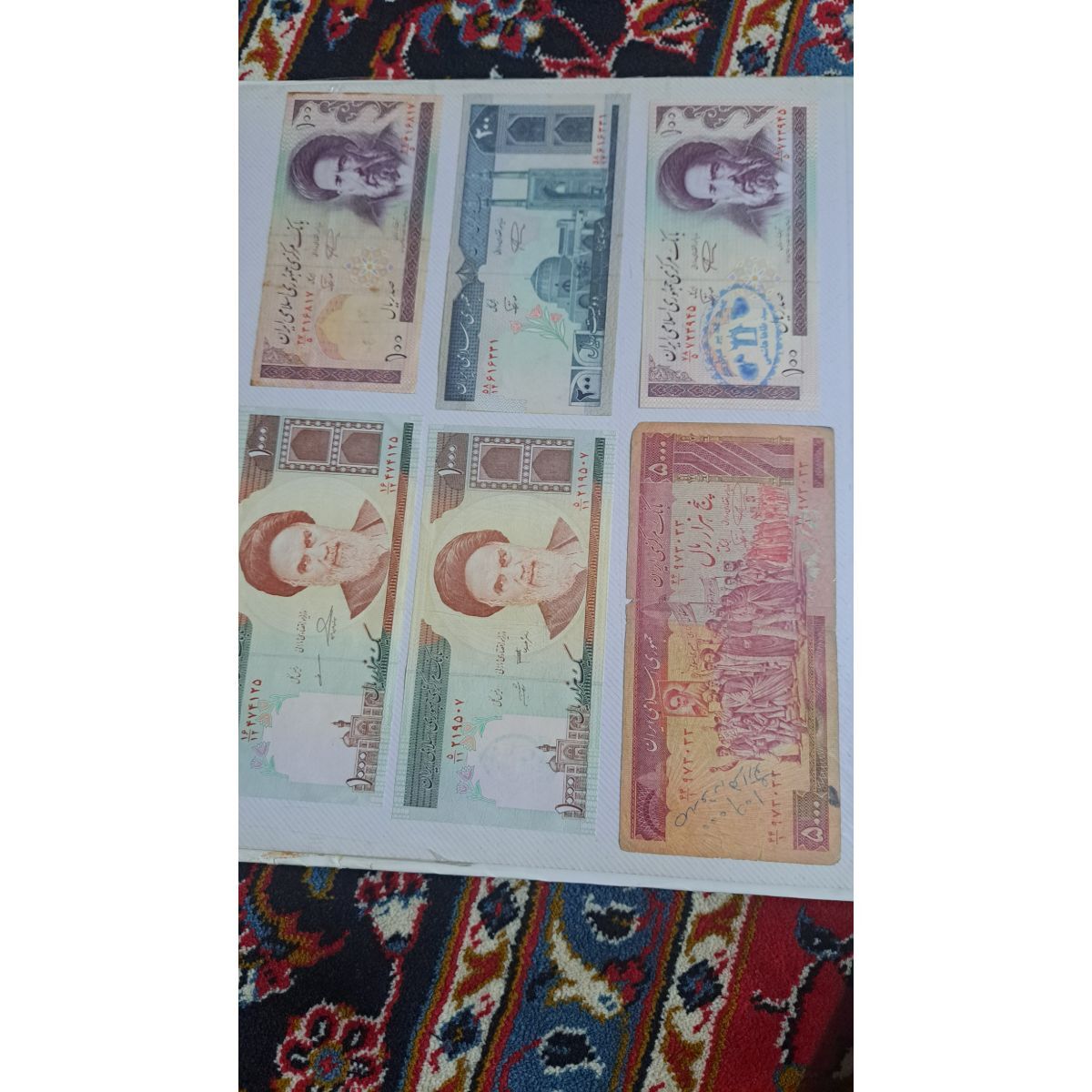 قیمت گذاری اسکناس ها