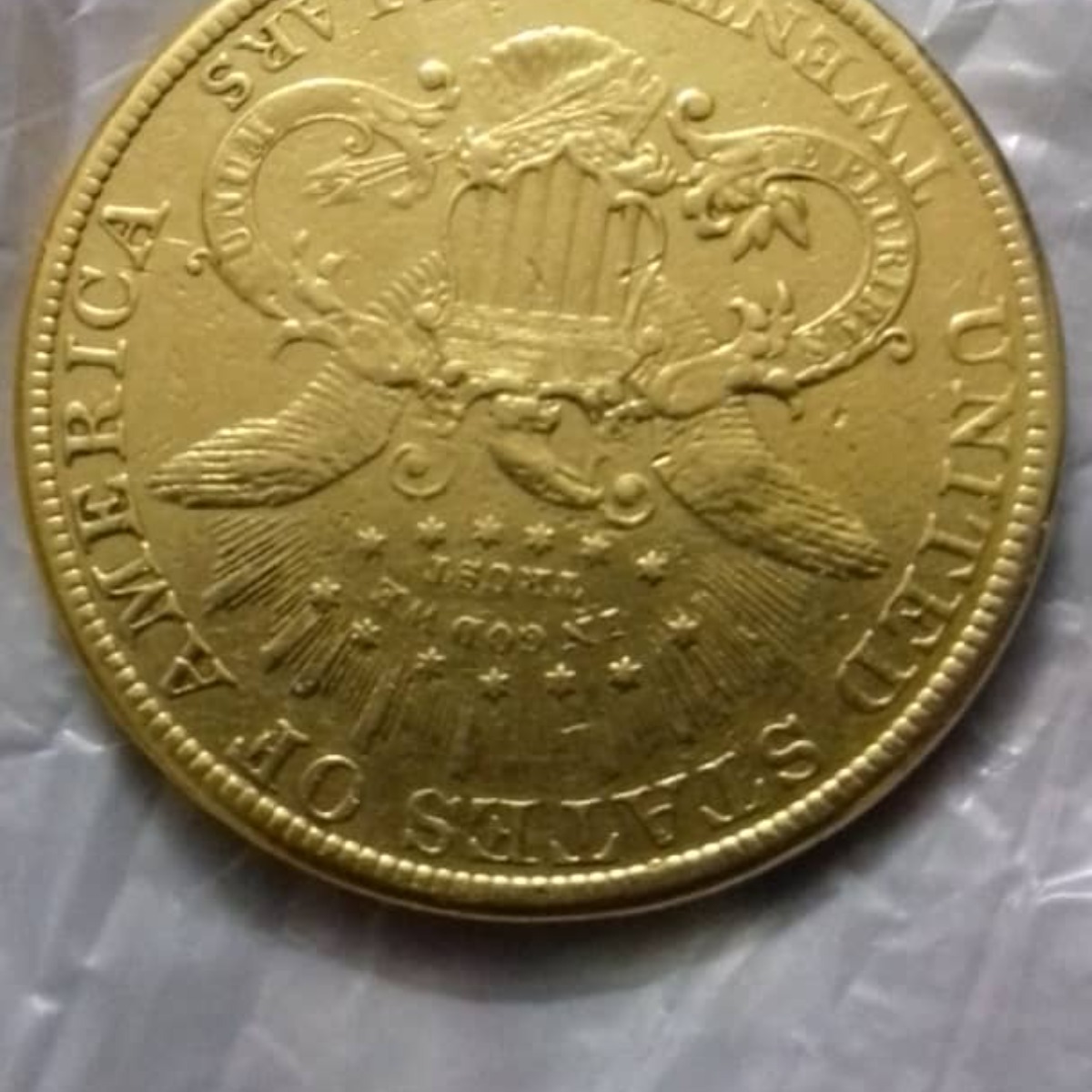 سکه طلای 20 دلاری سال 1900
