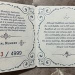 سکه معبد بودا طلا