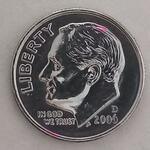 سکه یک دایم 2006D روزولت