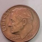 گرید و قیمت سکه one dime 1974 D