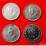 چهارسکه احمد شاه ضرب یک